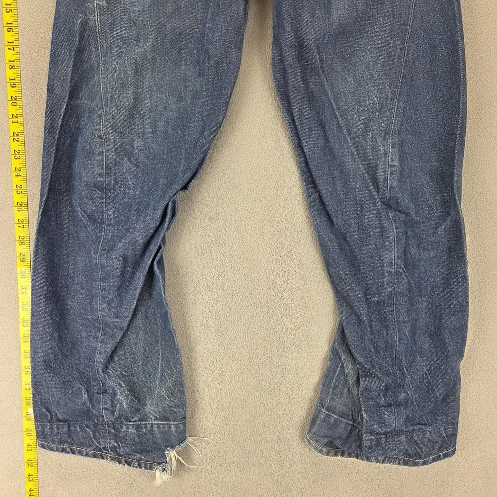 VTG Levis Engineered Jeans Mens Blue Twisted Medium Wash Button Fly Fits 30x30